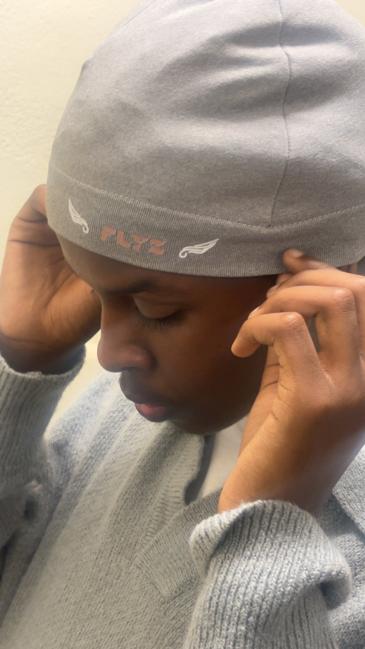 FLYZ Skull Cap- Grey